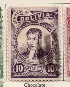 Bolivia 1897 Early Issue Fine Used 10c. 157627