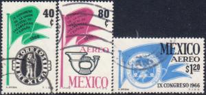 Mexico #970 & C314-C315 Used Set
