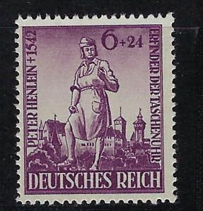 Germany Reich Scott # B208, mint nh