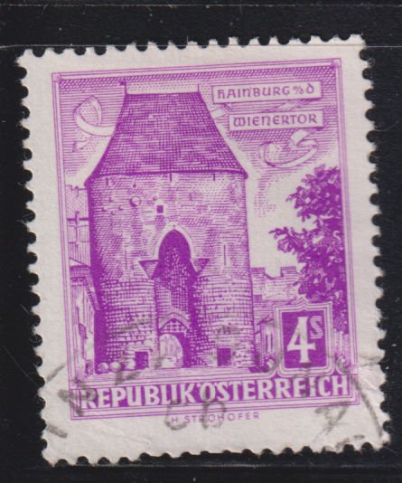 Austria 627 Vienna Gate, Hainburg 1960