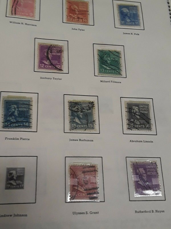 All American Stamp Album With Mint & Used Stamps