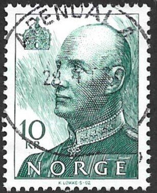 NORWAY 1992-2002 10k King Harald Issue Sc 1017 VFU