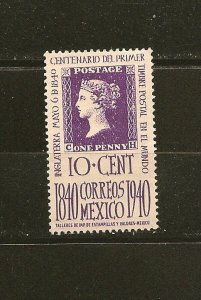 Mexico SC#755 Penny Black Mint Hinged