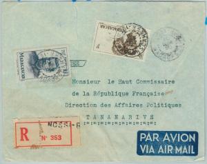 67328 -  FRENCH COLONIES: MADAGASCAR - Postal History - COVER from NOSSI BE 1950