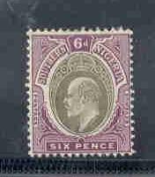 Southern Nigeria Sc 26 1904 6d Edward VII stamp mint