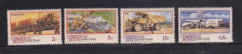 Christmas Island 255,57,59,64, F-VF, MNH