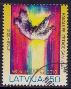 Latvia, 2010, World Expo - Shanghai, China, 150s, sc#760, used++