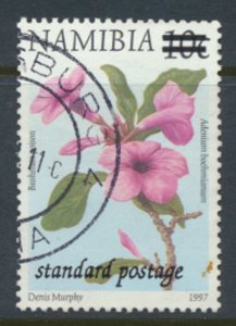 Namibia  SC# 1001 Used Opt surcharge Flowers 2002  see scan  and details 