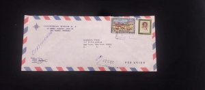 C) 1967. VENEZUELA. AIRMAIL ENVELOPE SENT TO USA. DOUBLE STAMP. 2ND CHOICE