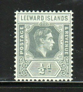 LEEWARD ISLANDS #120  1949  1/2p  KING GEORGE VI     MINT  VF LH  O.G  a