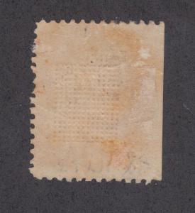 US Sc 88 MLH. 1868 3c rose Washington w/ E grill, Cert.   