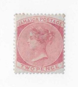 Jamaica Sc #8  2p rose OG VF