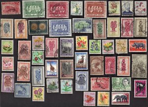 50 Different BELGIAN (BELGIUM) CONGO ONLY