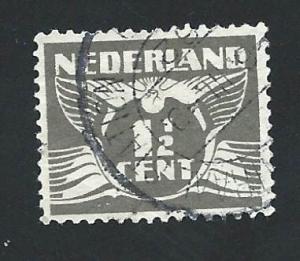 Netherlands SC# 167 1-1/2c - Gull, gray, wmk 202, used