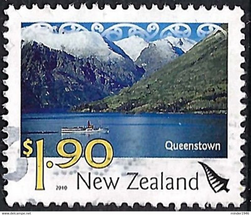 NEW ZEALAND 2010 QEII $1.90 Multicoloured, Scenic-Queenstown SG3227 FU