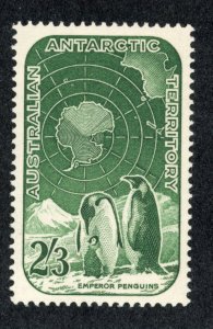 Australian Antarctic Territory L5 MH 1957 2sh3p green