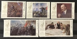 Russia 1987 #5591-5 MNH, CV $1.50