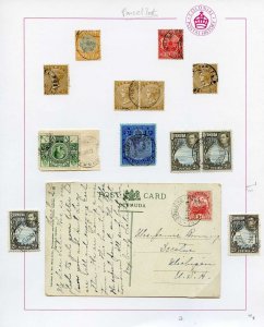 Bermuda 1883-1947 selection of Parcel Post Pmk Ex Proud (11 items)