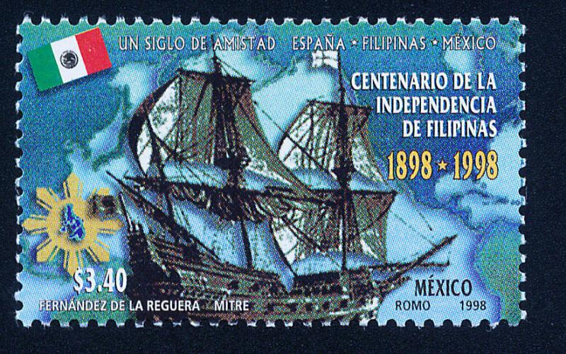 MEXICO 2079, Phillipine Independence Centennial. MINT, NH. VF. (69)