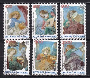 1998 - VATICAN - Scott #1075-1080 - used