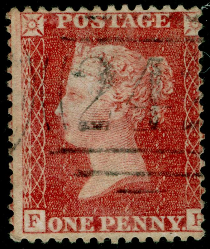 SG40, 1d rose-red PLATE 36, LC14, FINE USED. Cat £25. FH 