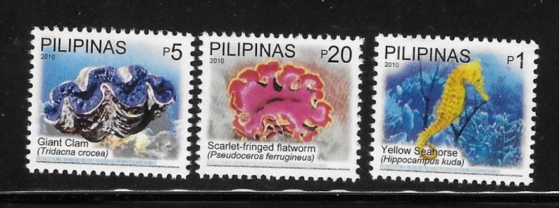 Philippines 2010 Marine Life Seahorse MNH A2045