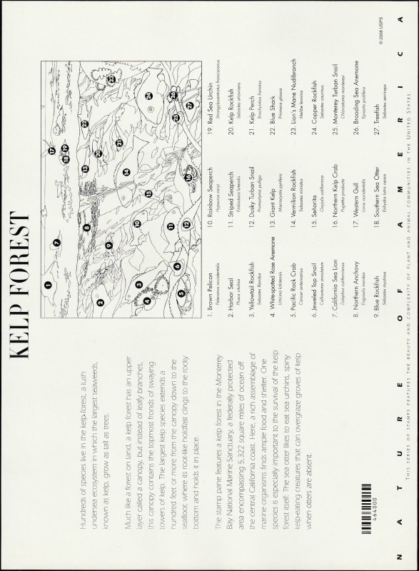 # 4423 MINT NEVER HINGED ( MNH ) KELP FOREST