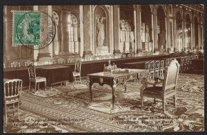FRANCE 1919 POST CARD OF THE VERSAILLE PALACE W/CONGRES DE PAIX VERSAILLES SPECI