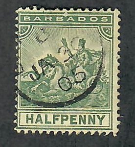 Barbados #71 used single (wtmk 2)