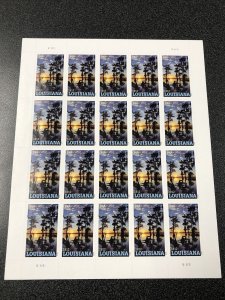 US 4667 LOUISIANA FOREVER Stamps Sheet of 20 Mint Never Hinged