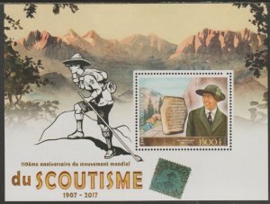 IVORY COAST - 2017 - Scouting - Perf Min Sheet #1 - MNH - Private Issue