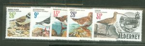 Guernsey/Alderney #13-17 Mint (NH) Single (Complete Set)