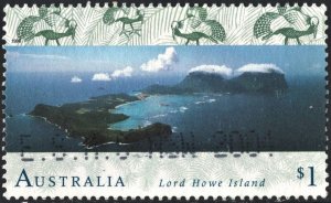 Australia SC#1488 $1.00 World Heritage Sites: Lord Howe Island (1996) Used