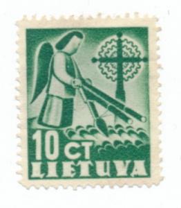 Lithuania 1940 - Scott 318 MH - 10 ct, Angel 