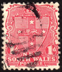 1905, New South Wales, 1p, Used, Sc 110