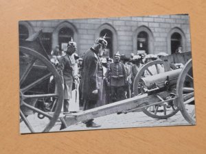 WWI German Military Bavaria Artillery Cannon Postcard König Ludwig 1914 Munich