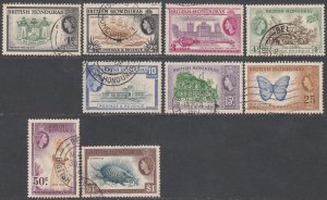 British Honduras 144//153 Used Short Set CV $13.40