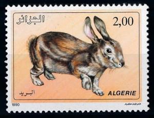 [65556] Algeria 1990 Rabbit From Set MLH