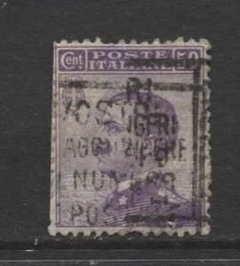 Italy - Scott 105 - Definitive -1908 - Used - Single 50c Stamp
