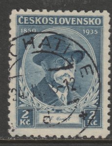 1935 Czech Rep - Sc 204 - used VF - 1 single - Masaryk