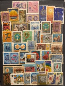 Variety of Stamps,Mostly MNH,Some NG,little brownish gum.Sheet not included