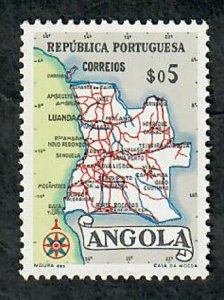 Angola #386 Mint Hinged Single