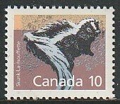 1988 Canada - Sc 1160 - MNH VF - 1 single - Skunk