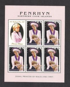 PENRHYN ISLAND SC# 453 F-VF MNH 1998