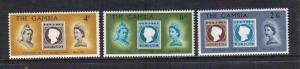 Gambia Scott # 238-40 MNH