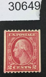 US STAMPS #487 MINT OG H LOT #30649