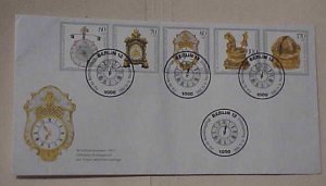 GERMAN BERLIN  FDC CLOCKS 1992 