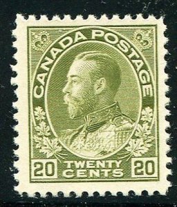 Canada #119  Mint nearly VF  lightly hinged