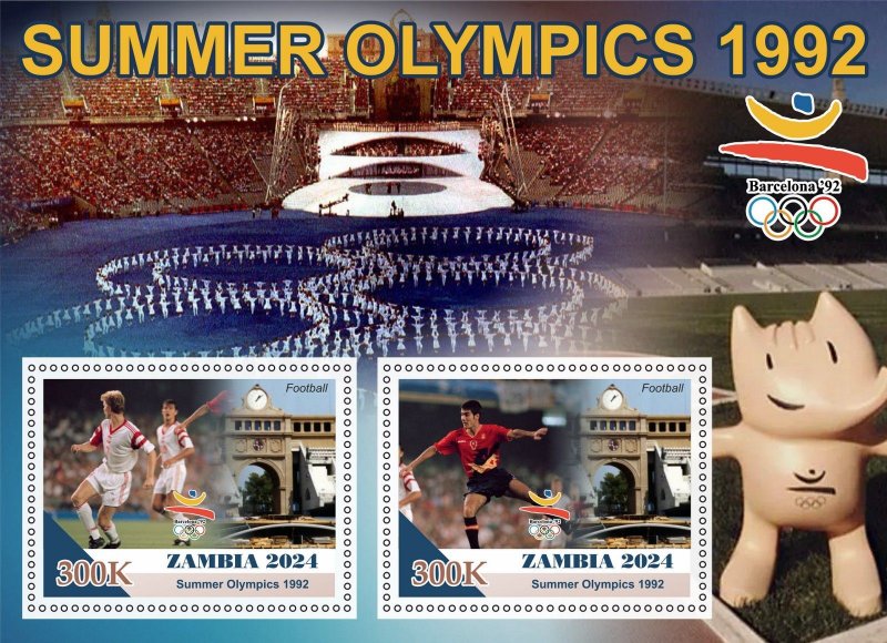 Olympic Games 2024 year,  8 sheets  perforated  NEW
