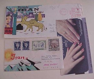 IRAN  3 DIFF. PICTORIAL ADS 1960's